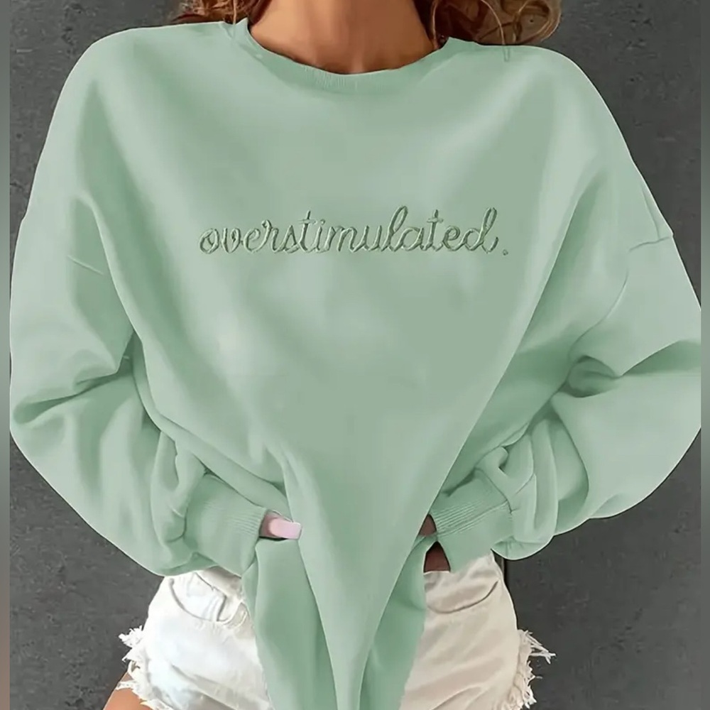 “Overstimulated” Crewneck Sweatshirt